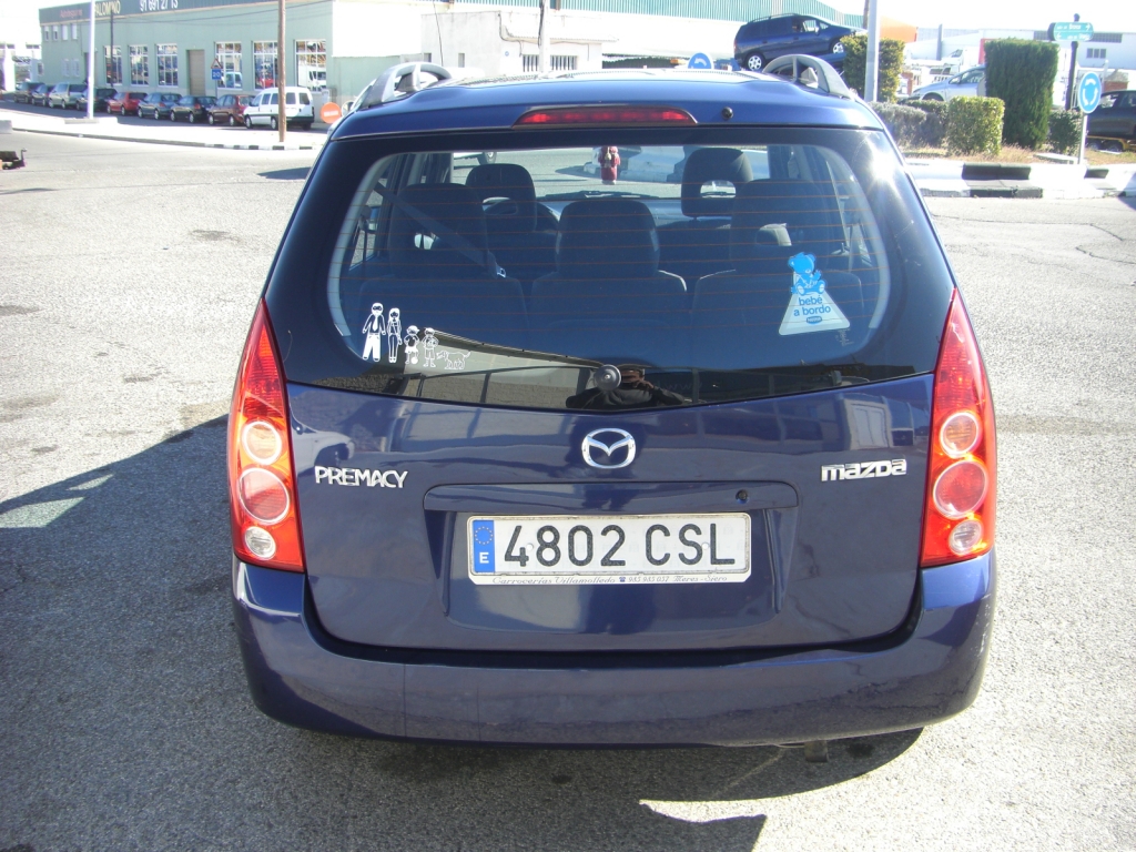 VISTA TRASERA MAZDA PREMACY 2.0 100CV