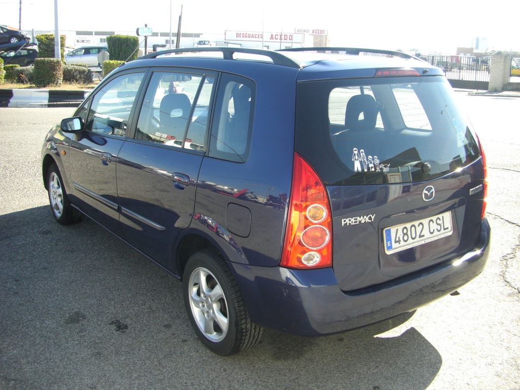 VISTA TRASERA IZQUIERDA MAZDA PREMACY 2.0 100CV