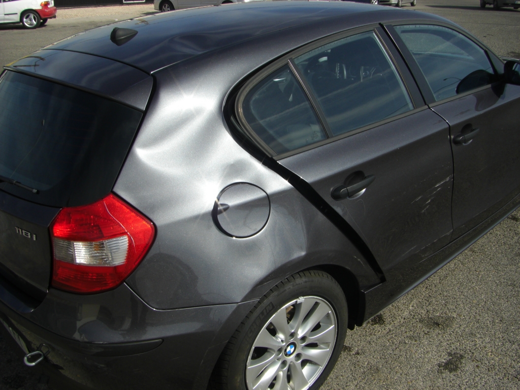 VISTA GOLPE TRASERO DERECHO BMW 118 I 143CV GASOLINA