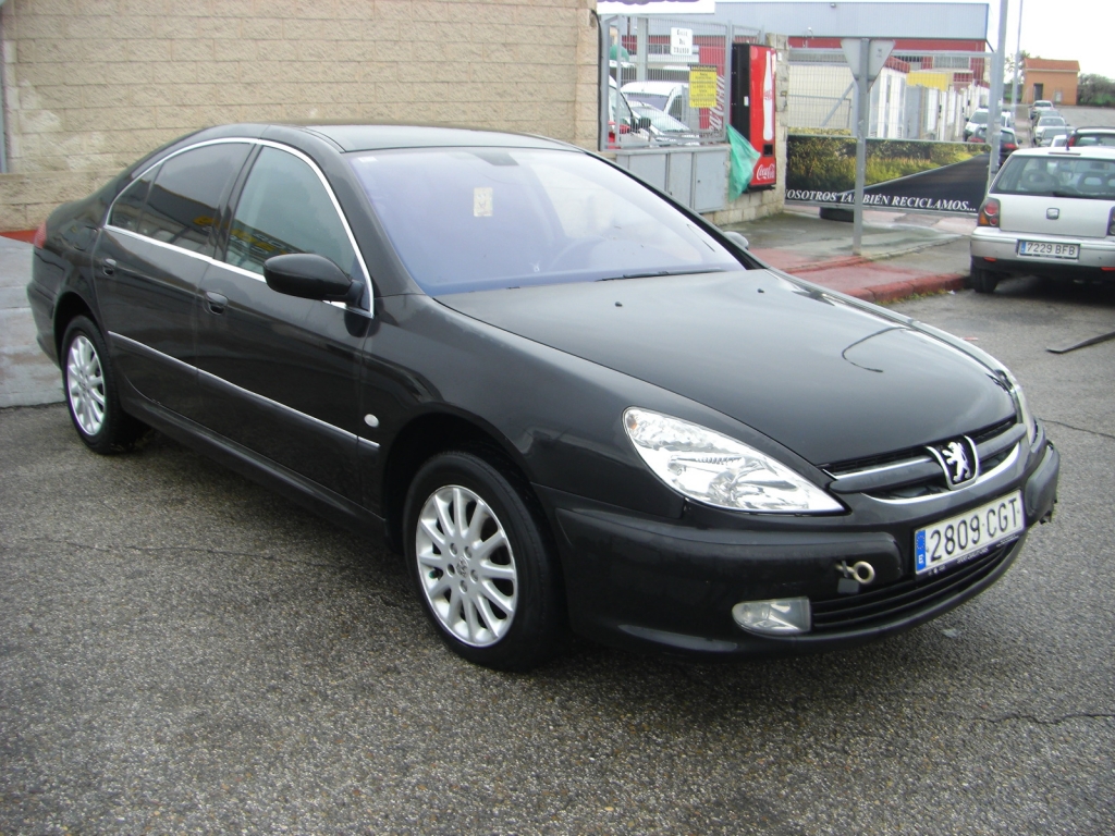 VISTA DELANTERA DERECHA PEUGEOT 607 2.2 HDI 133CV EBANO