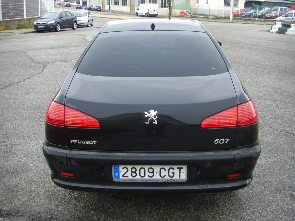 VISTA TRASERA PEUGEOT 607 2.2 HDI 133CV EBANO