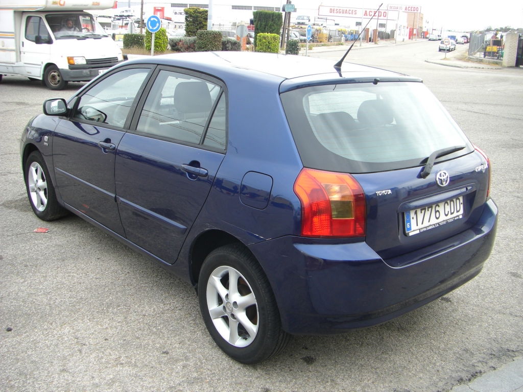 VISTA TRASERA IZQUIERDA TOYOTA COROLLA 1.6 GASOLINA 110CV