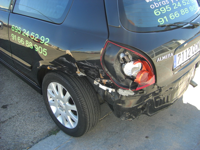 VISTA GOLPE TRASERO NISSAN ALMERA 2.2 D 110CV