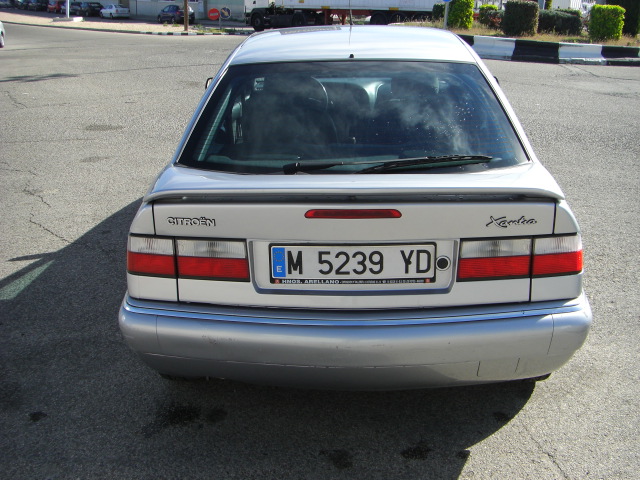 VISTA TRASERA CITROEN XANTIA 1.8 GASOLINA 110CV