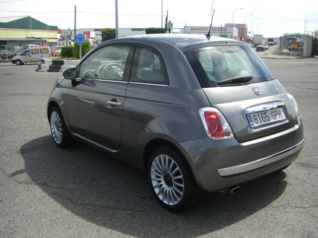 VISTA TRASERA IZQUIERDA FIAT 500 I 1.2 70CV