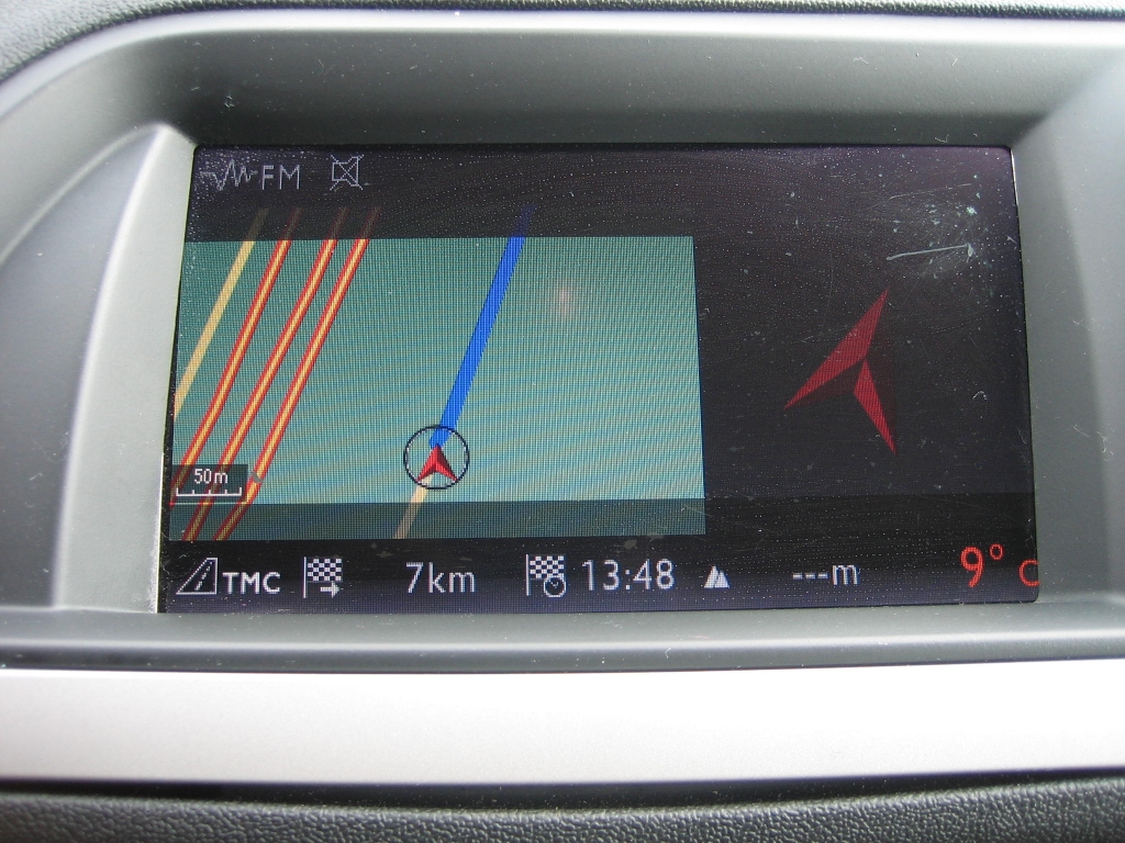 VISTA NAVI CITROEN C-5 2.0 HDI SPORT 140CV