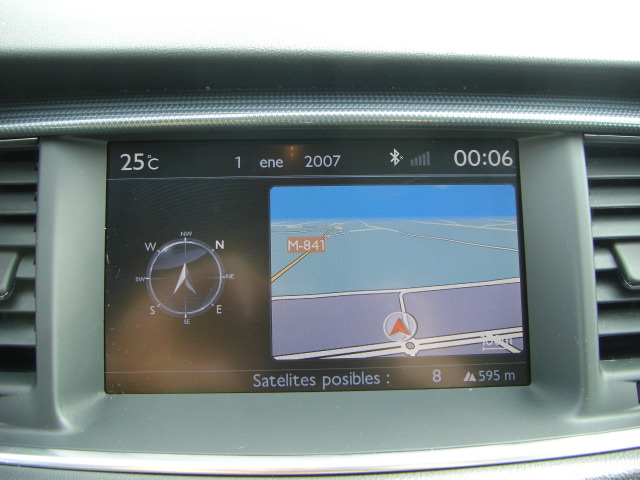 VISTA PANTALLA NAVI PEUGEOT 508 BLINE 1.6 HDI 111CV AUTOMATICO