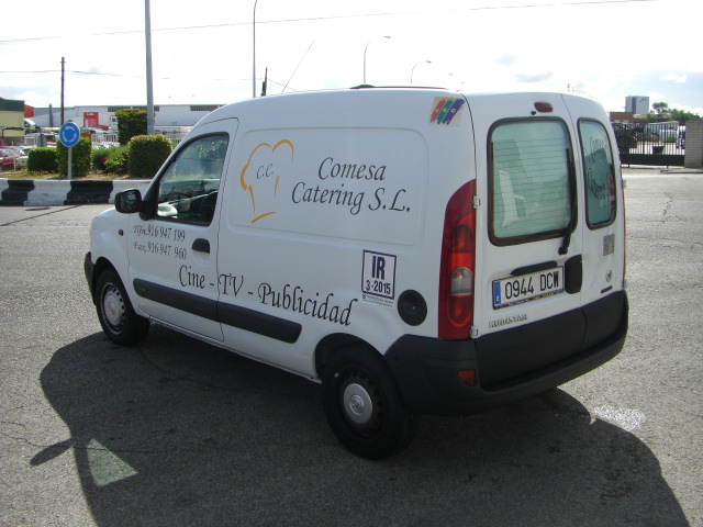 VISTA TRASERA IZQUIERDA NISSAN KUBISTAR 1.5 DCI 60CV ISOTERMO