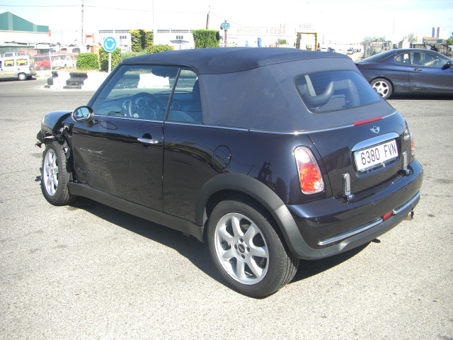 vista trasera izquierda MINI COOPER CABRIO 1.6 GASOLINA 115CV AUTOMATICO