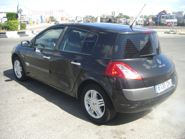 vista trasera izquierda RENAULT MEGANE 1.9 DCI 120CV