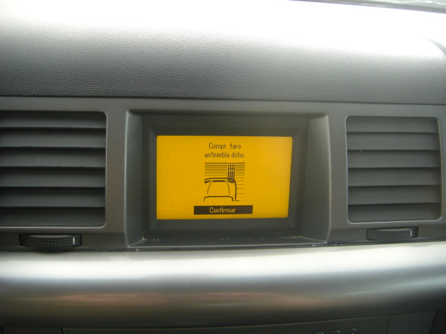 vista pantalla multi funcion OPEL VECTRA 2.2 GTS 125CV