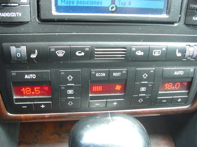 vista clima bi zona AUDI A-8 2.5 TDI 150CV