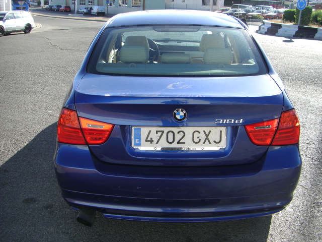 vista trasera BMW 318D 2.0 143CV