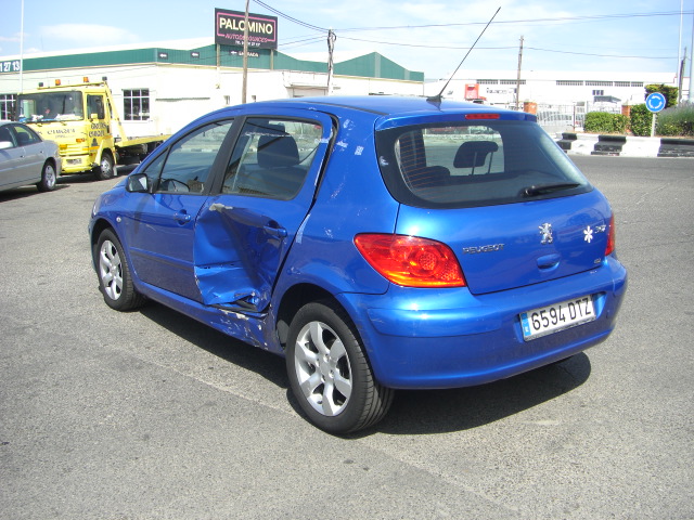 VISTA TRASERA IZQUIERDA PEUGEOT 307 1.6 HDI 90CV