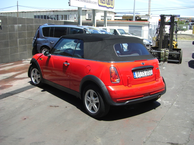 vista trasera izquierda MINI ONE CABRIO 1.6 GASOLINA 90CV