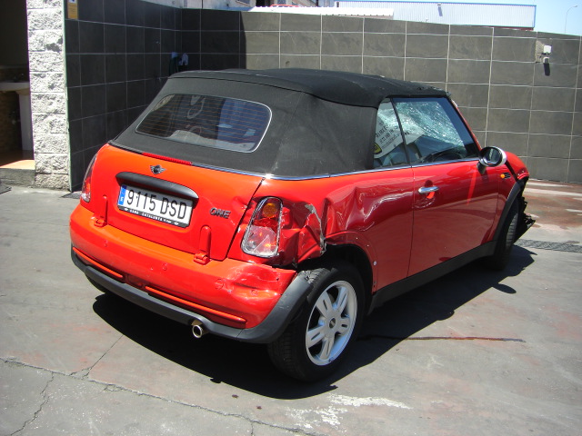 vista trasera derecha MINI ONE CABRIO 1.6 GASOLINA 90CV