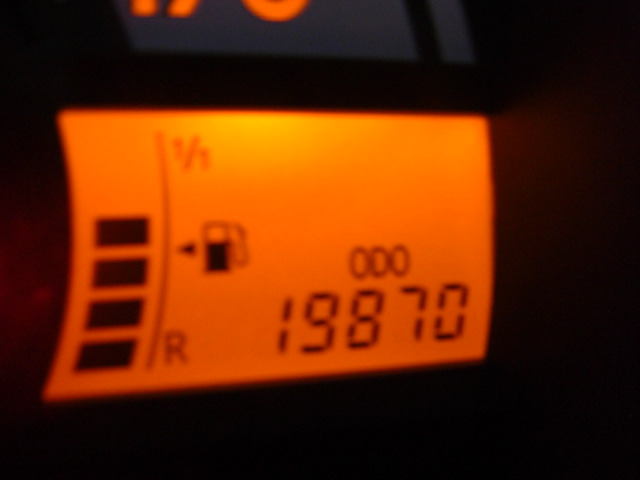 vista km PEUGEOT 107 1.0 GASOLINA 68CV