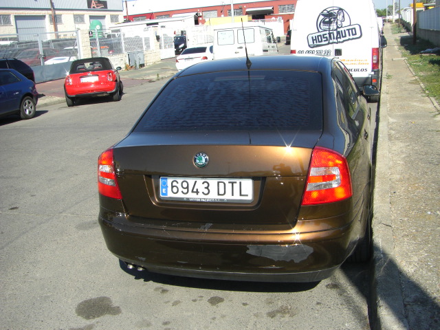 vista trasera SKODA OCTAVIA 1.9 TDI 105CV