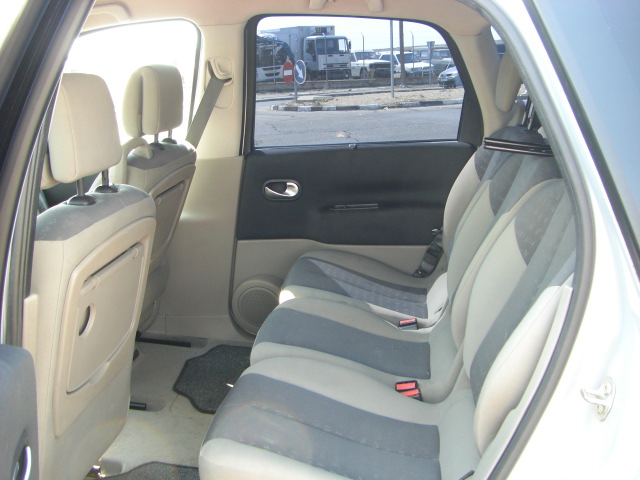 vista interior trasero RENAULT MEGANE SCENIC 1.9 DCI 120CV