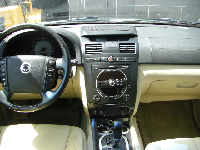 vista salpicadero SSANGYOUNG REXTON 3.0 AWD 186CV AUTOMATICO
