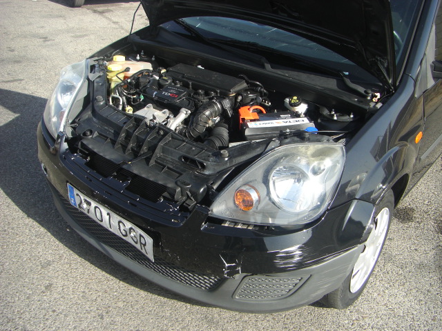 vista motor 2 FORD FIESTA 1.4 TDCI 80CV