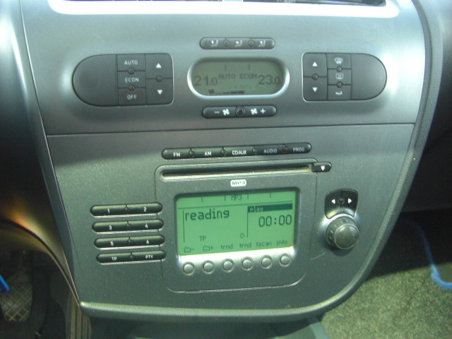 vista cd y clima bi zona SEAT LEON REFERENCE 1.9 TDI 105CV 