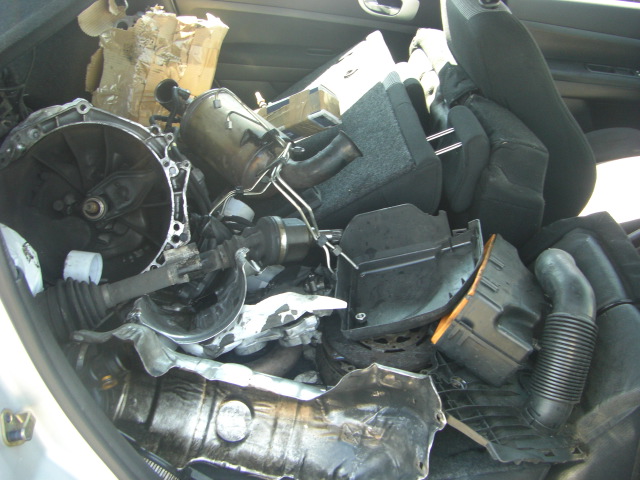 vista piezas en maletero PEUGEOT 307 1.6 HDI 110CV