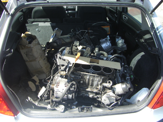 vista piezas en maletero 2 PEUGEOT 307 1.6 HDI 110CV