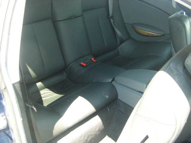 vista interior trasero BMW 645 CI 4.4 333CV