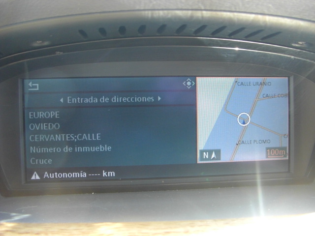 vista navi BMW 645 CI 4.4 333CV