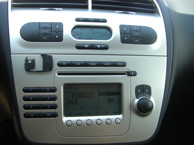 vista cd y clima SEAT ALTEA 1.4 TFSI GASOLINA 125CV