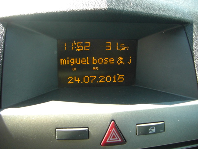 vista pantalla multi funcion OPEL ASTRA 1.7 CDTI 100CV