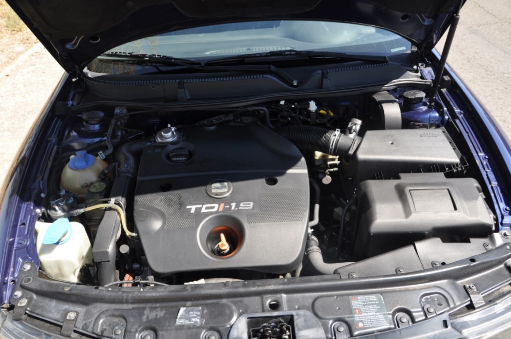 vista motor SEAT LEON 1.9 TDI 110CV