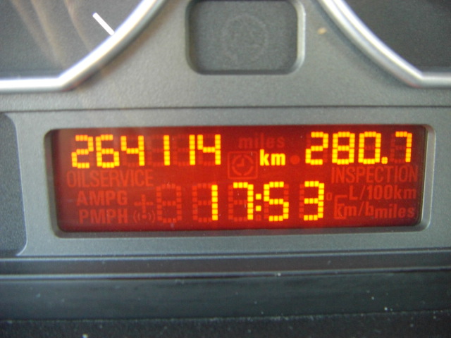 vista km BMW 320D 2.0 150CV