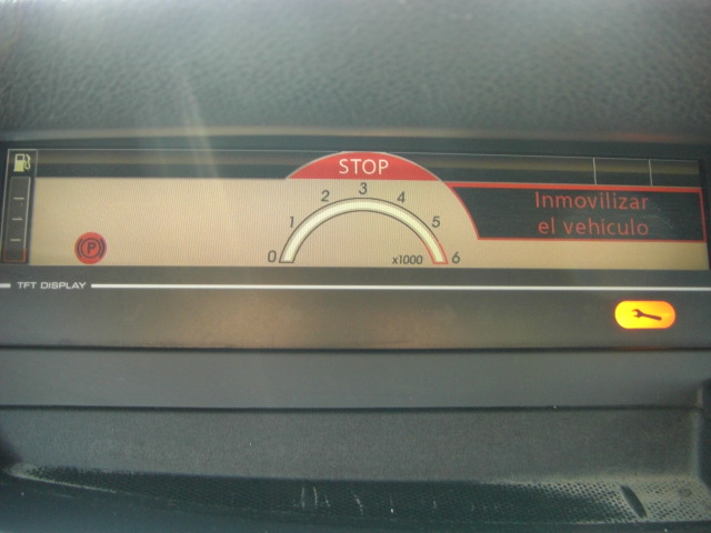 vista cuadro RENAULT MEGANE SCENIC 1.9 DCI 130CV