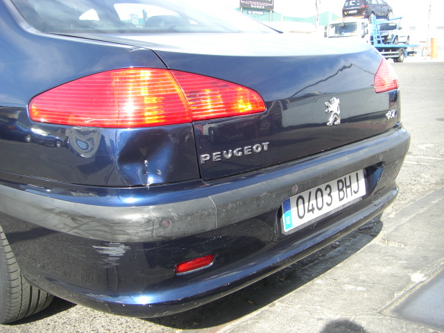 vista leve golpe trasero izquierdo PEUGEOT 607 2.2 HDI 113CV PACK