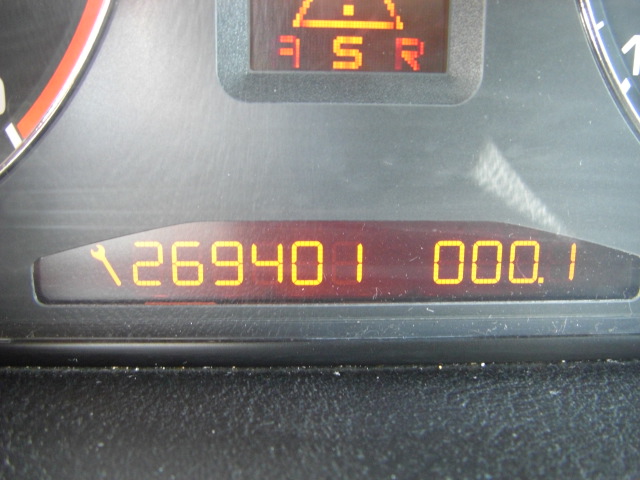 vista km vista salpicadero PEUGEOT 607 2.2 HDI 113CV PACK