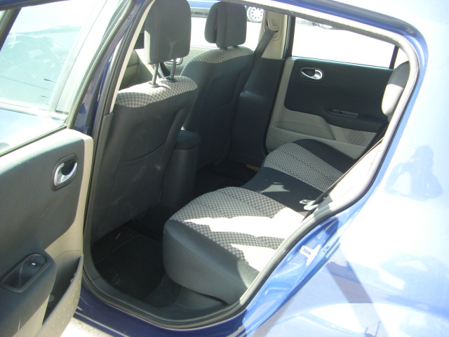 vista interior trasero RENAULT MEGANE 1.5 DCI 100CV