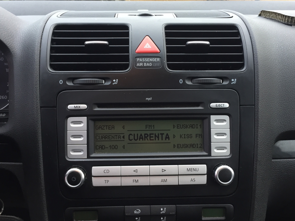 VOLKSWAGEN GOLF GT 2.0 TDI 140CV