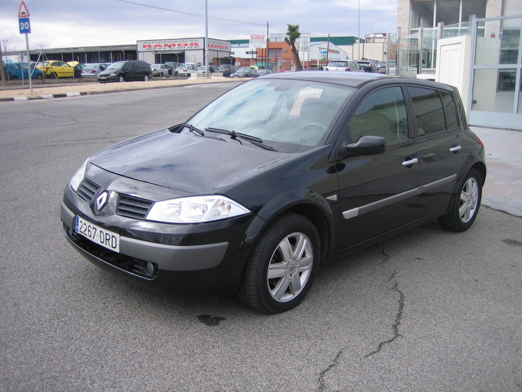 VISTA DEELANTERA IZQUIERDA RENAULT MEGANE 1.9 DCI 120CV