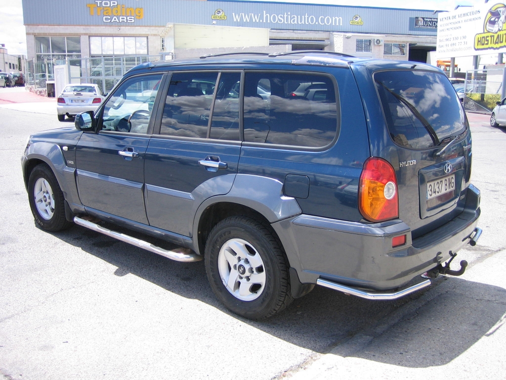 VISTA TRASERA IZQUIERDA HYNDAI TERRACAN 2.9 CRDI 150CV