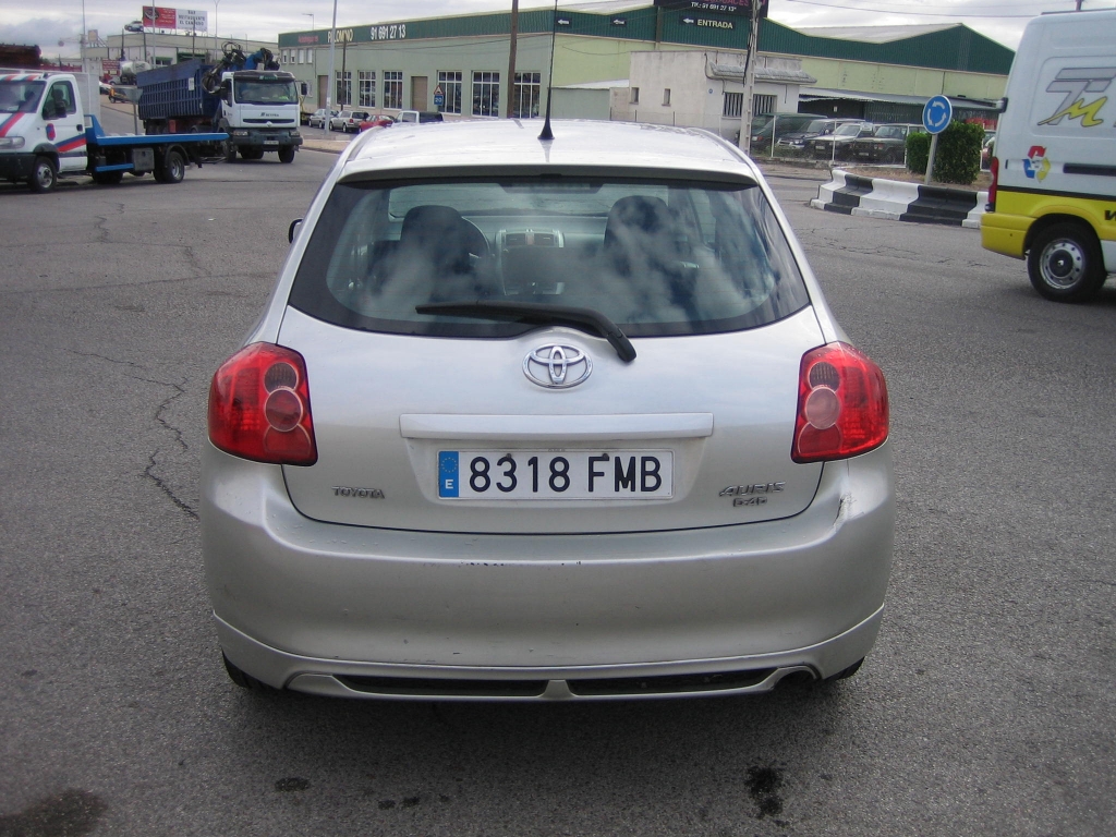 VISTA TRASERA TOYOTA AURIS 2.0 D4D 130CV