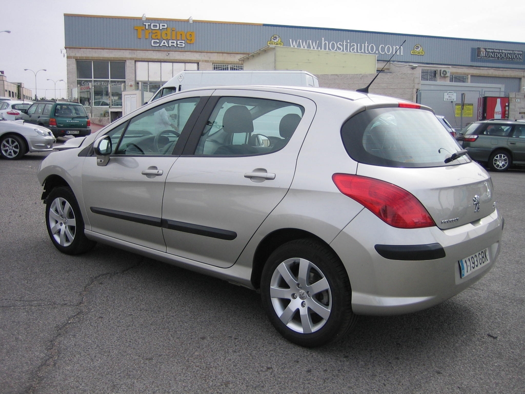 VISTA TRASERA IZQUIERDA PEUGEOT 308 SPORT 1.6 HDI 90CV