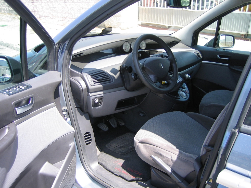 VISTA INTERIOR IZQUIERDO PEUGEOT 807 2.2 HDI 130CV 8 PLAZAS