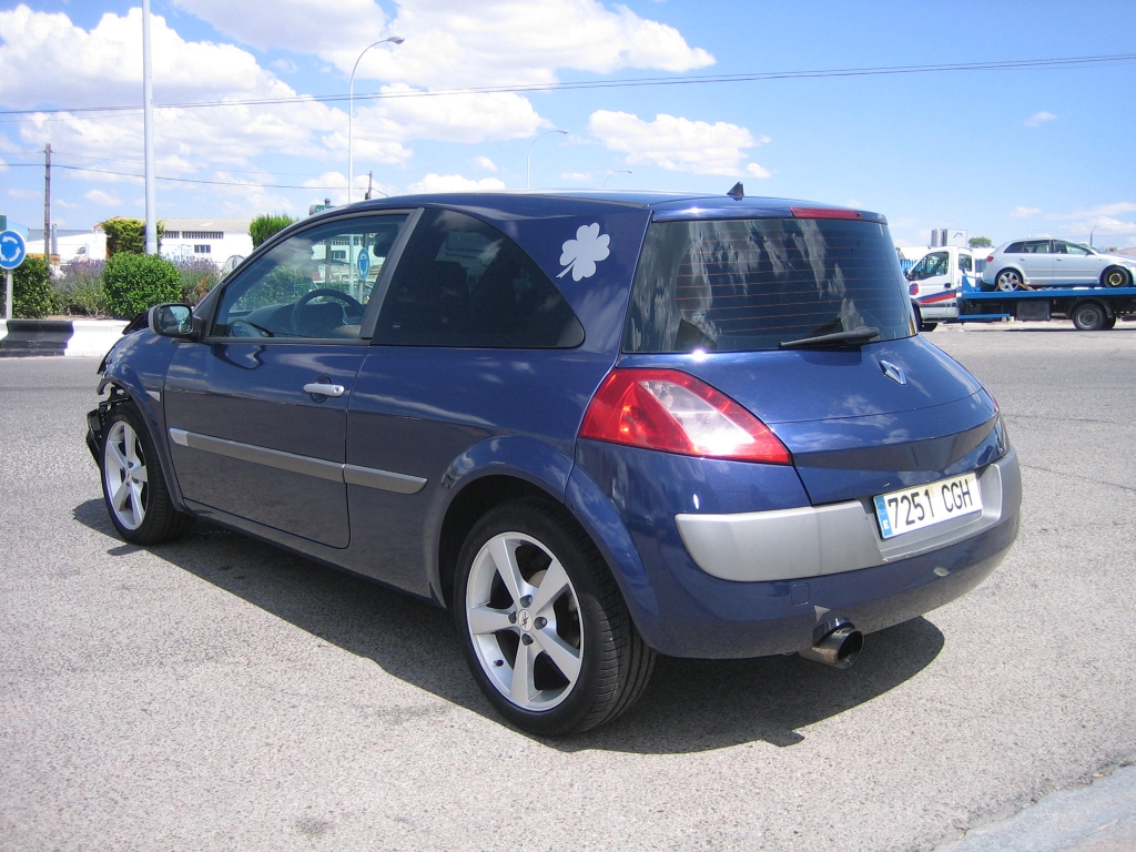 VISTA TRASERA IZQUIERDA RENAULT MEGANE 1.5 DCI 80CV