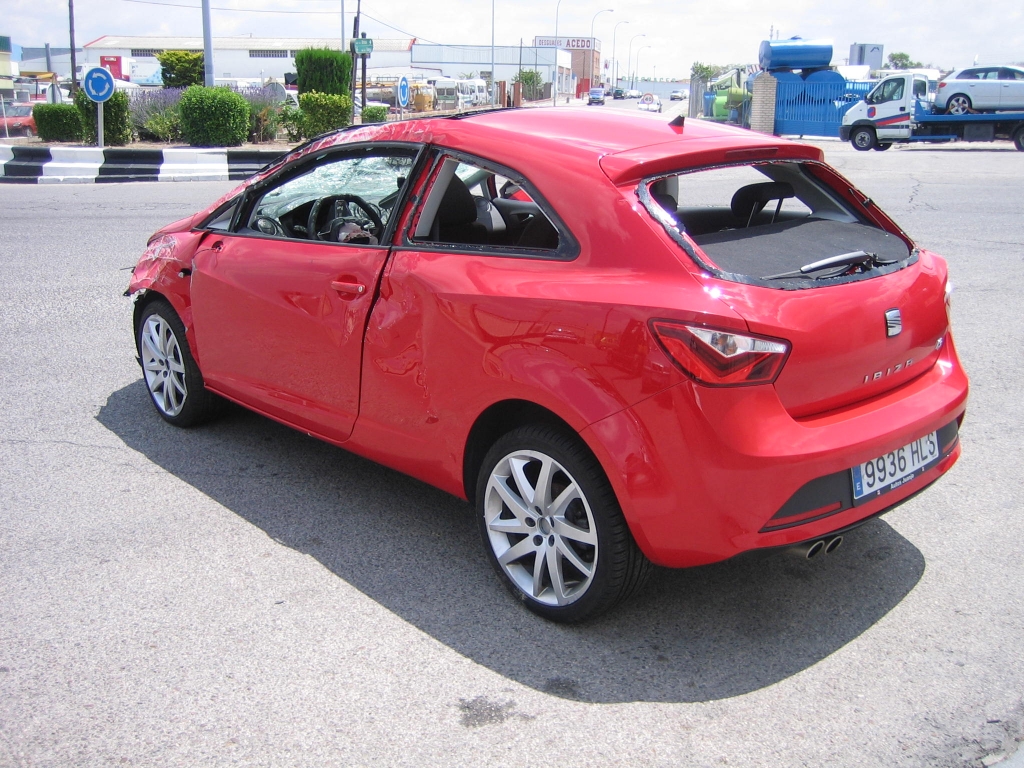 VISTA TRASERA IZQUIERDA SEAT IBIZA FR 2.0 TDI 140CV