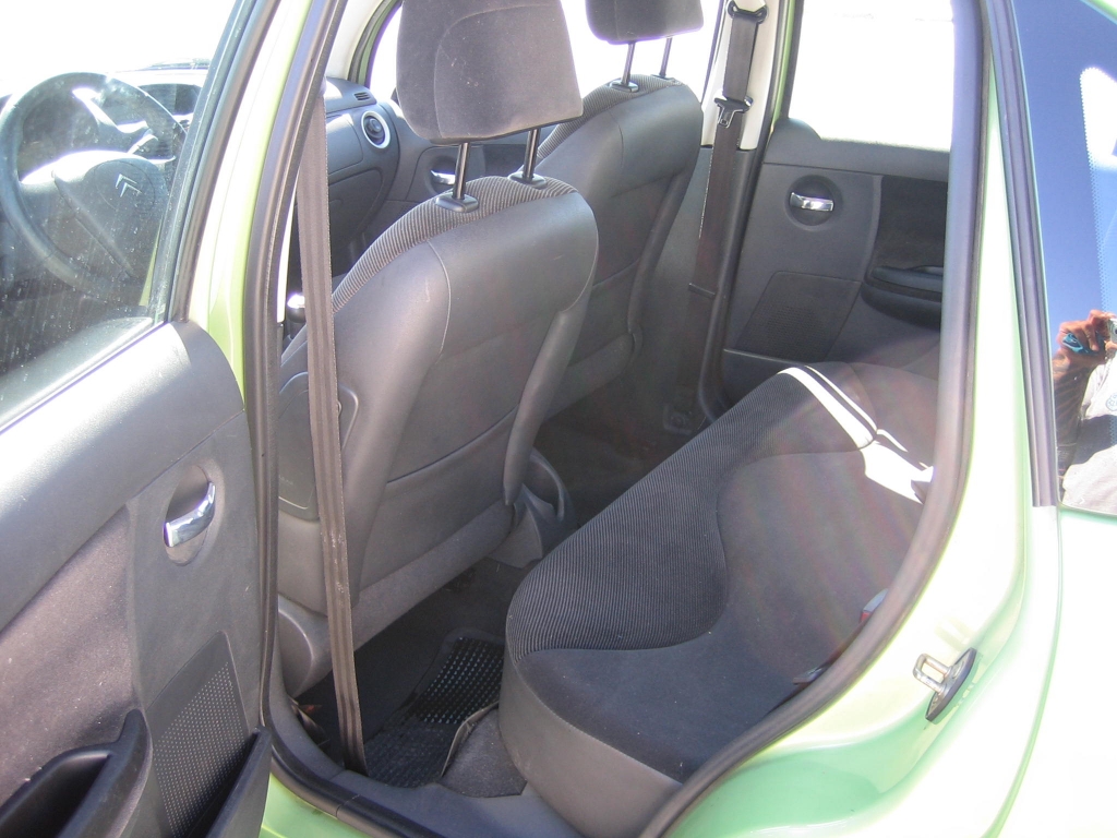 VISTA INTERIOR TRASERO CITROEN C-3 1.4 HDI 70CV