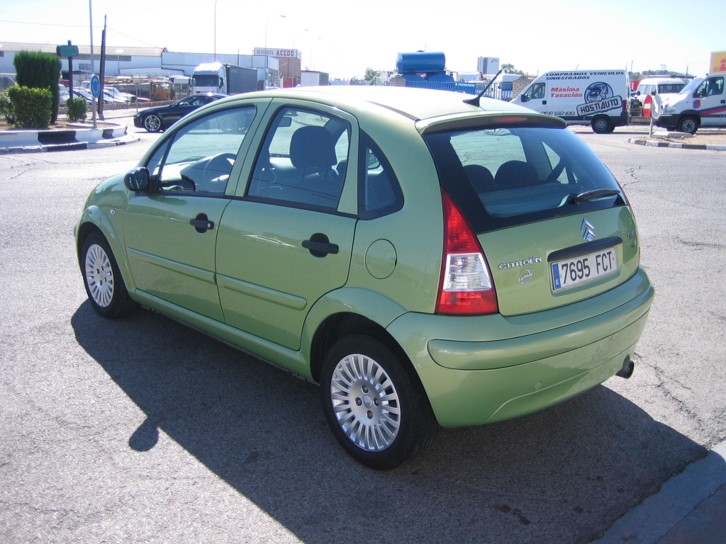 VISTA TRASERA IZQUIERDA CITROEN C-3 1.4 HDI 70CV