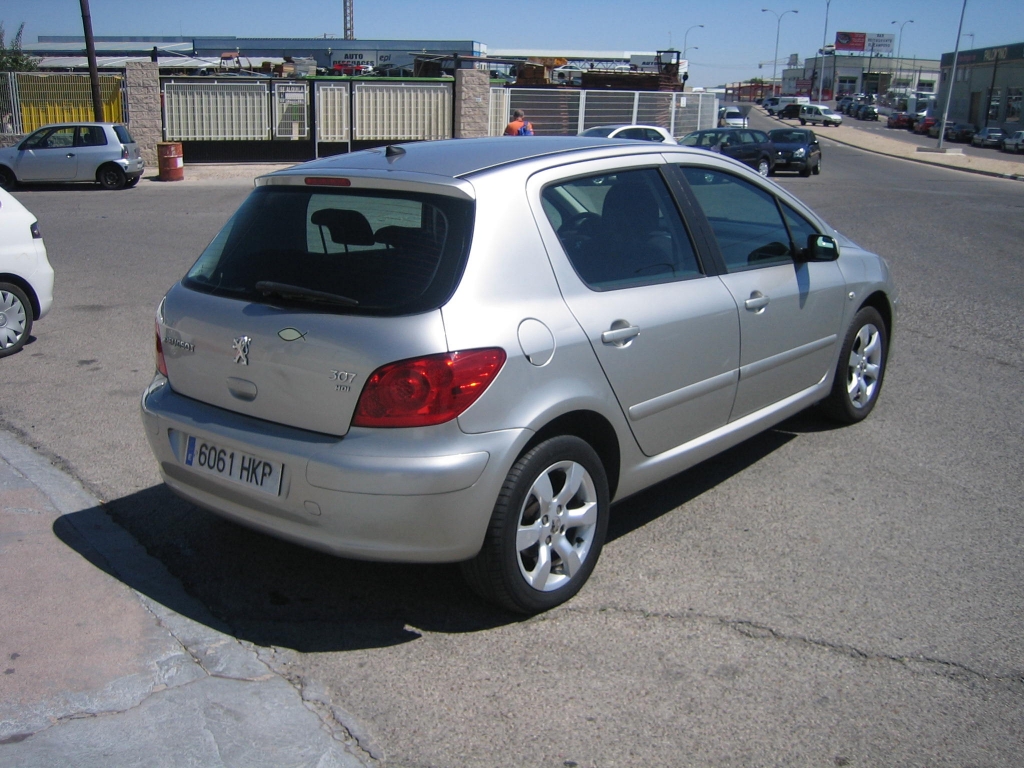 VISTA TRASERA DERECHA PEUGEOT 307 1.6 HDI 110CV