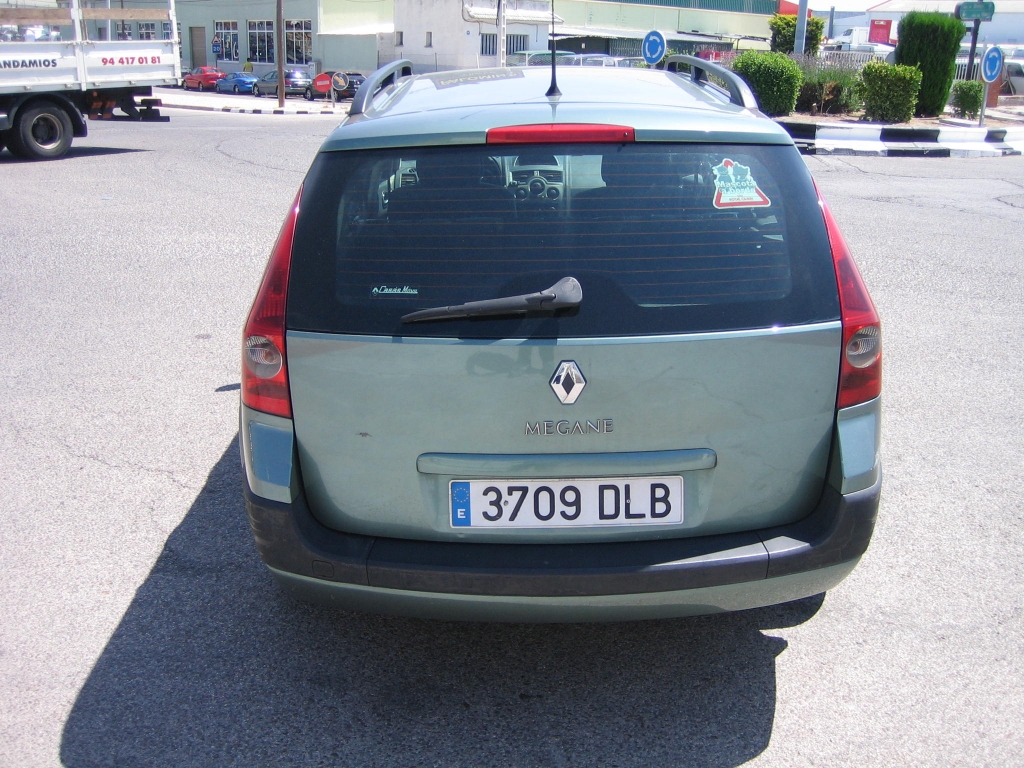 VISTA TRASERA RENAULT MEGANE GRAND TOUR 1.9 DCI 120CV